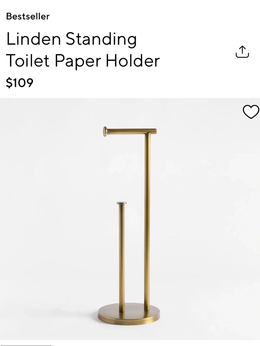 Linden Toilet Paper Holder
